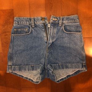 American Apparel Jean Shorts